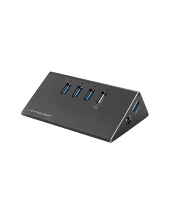 HUB USB 3.0 AKTYWNY LC-HUB-ALU-2B-4