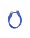 Kabel USB 3.0-Micro 0,5 m. niebieski - nr 1
