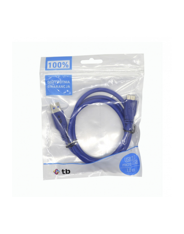 TB Kabel USB 3.0-Micro 1 m. niebieski główny