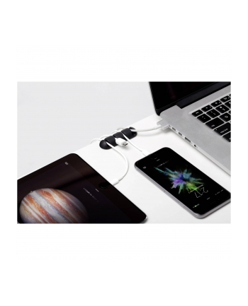 CableDrop multi uchwyt na 4 kable 2 szt. czarny