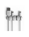 CableDrop multi uchwyt na 4 kable 2 szt. biały - nr 4