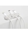 CableDrop multi uchwyt na 4 kable 2 szt. biały - nr 5