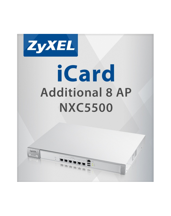 E-icard 8 AP Lic Upgrade for NXC5500 LIC-AP-ZZ0004F główny