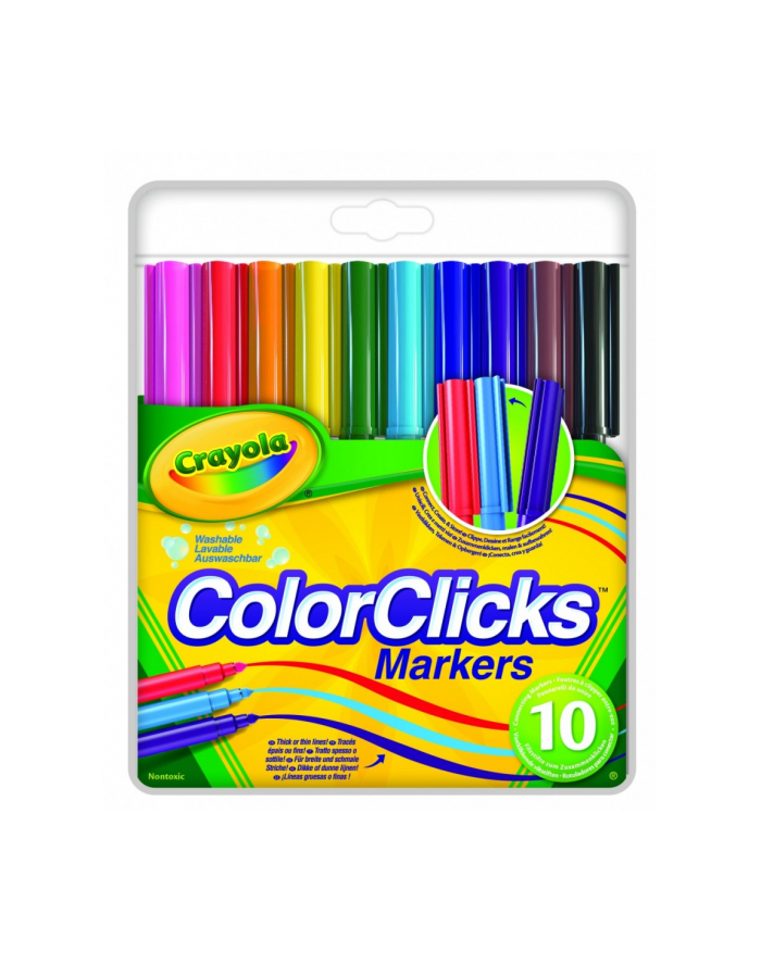 Markery Color clicks 10 sztuk główny