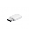 Adapter USB-C to Micro USB White - nr 19