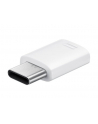 Adapter USB-C to Micro USB White - nr 39