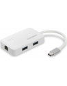 EU-4308 Eth Adp 1xGbE USB-C 3xUSB 3.0 Hub - nr 38