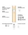 Spotlight Wireless Presenter Złoty 910-004862 - nr 75