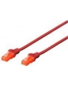 Patch cord nieekranowany U/UTP Kat.6 AWG 26/7 miedź LSOH czerwony 3,0m - nr 13