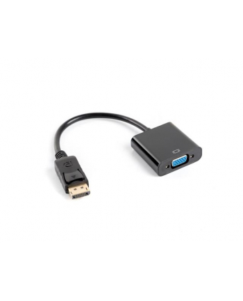 Adapter DisplayPort (M) -> VGA 15 pin (F) czarny na kablu