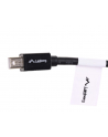 Adapter mini Displayport (M) -> DisplayPort (F) na kablu 10cm    czarny - nr 9