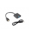 Adapter HDMI-A (M) -> VGA (F) + audio na kablu - nr 11