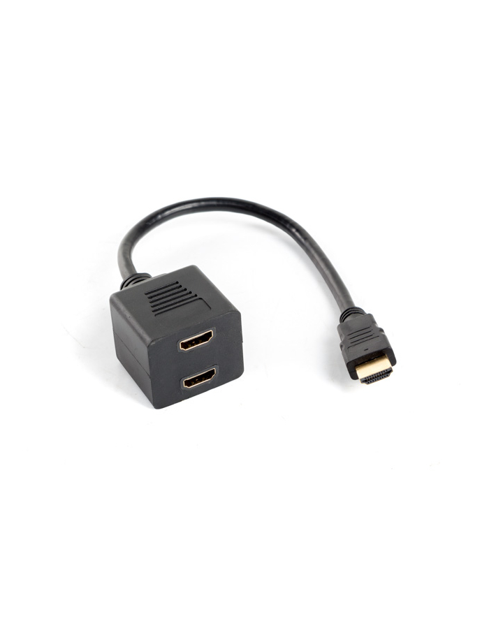Adapter HDMI-A (M) -> HDMI-A (F) x2 splitter 20cm główny