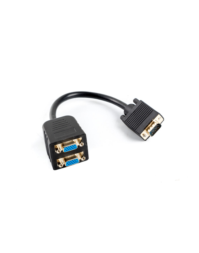 Adapter VGA (M) -> 2x VGA (F) 20cm główny