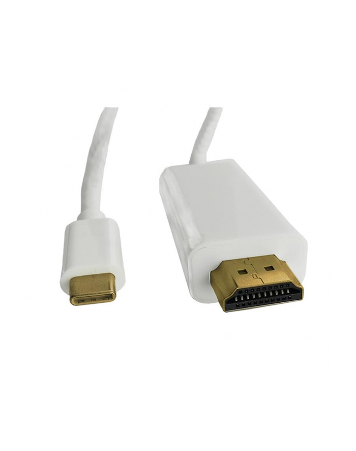 Kabel DisplayPort Alternate mode | USB 3.1 typC męski / HDMI    męski | 4Kx2K | 1m główny