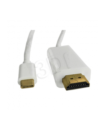 Kabel DisplayPort Alternate mode | USB 3.1 typC męski / HDMI    męski | 4Kx2K | 1m