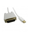 Kabel DisplayPort Alternate mode | USB 3.1 typC męski / DVI     męski | 4Kx2K | 1m - nr 2