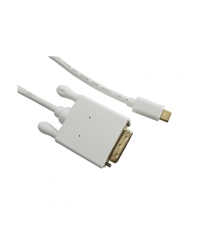 Kabel DisplayPort Alternate mode | USB 3.1 typC męski / DVI     męski | 4Kx2K | 2m główny