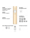 Spotlight Wireless Presenter Złoty 910-004862 - nr 90