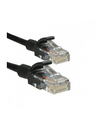 Patchord UTP Cat.5e 10m czarny