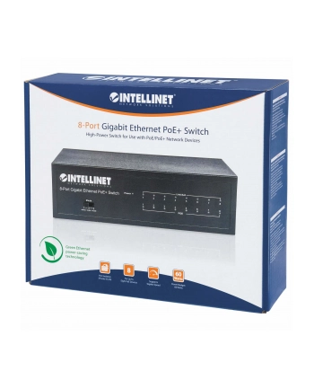 Switch Gigabit 8x10/100/1000 RJ45 PoE+ 60W VLAV