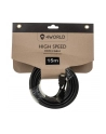 Kabel HDMI wysoka prędkość z ethernetem 15m czarny - nr 12