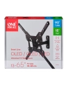 Uchwyt TV obrotowy 13-55' 90 stopni rotacji 30kg VESA od 75x75 do400x400 49mm od ściany - nr 9