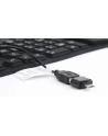Klawiatura GEMBIRD silikonowa  czarna USB PS2 - nr 10