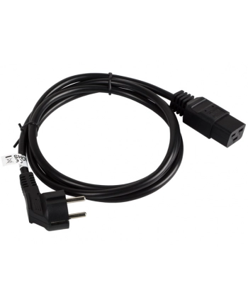LANBERG Kabel zasilający CEE 7/7 - IEC 320 C19 16A VDE 1.8M czarny