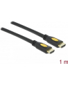 Delock Kabel High Speed HDMI with Ethernet – HDMI A męski > HDMI A męski 1m - nr 26