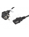 LANBERG Kabel zasilający CEE 7/7 - IEC 320 C13 VDE 1.8M czarny - nr 14