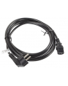 LANBERG Kabel zasilający CEE 7/7 - IEC 320 C13 VDE 3M czarny - nr 12