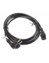 LANBERG Kabel zasilający CEE 7/7 - IEC 320 C13 VDE 3M czarny - nr 22