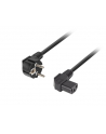 LANBERG Kabel zasilający CEE 7/7 - IEC 320 C13 kątowy VDE 1.8M czarny - nr 22