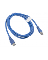 LANBERG Przedłużacz kabla USB 3.0 AM-AF niebieski 1.8M - nr 3
