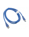 LANBERG Przedłużacz kabla USB 3.0 AM-AF niebieski 1.8M - nr 5
