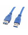 LANBERG Przedłużacz kabla USB 3.0 AM-AF niebieski 1.8M - nr 6