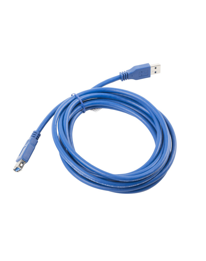 LANBERG Przedłużacz kabla USB 3.0 AM-AF niebieski 3M główny