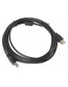 LANBERG Kabel USB 2.0 AM-BM 3M Ferryt czarny - nr 10