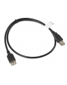LANBERG Przedłużacz kabla USB 2.0 AM-AF 70cm czarny - nr 12