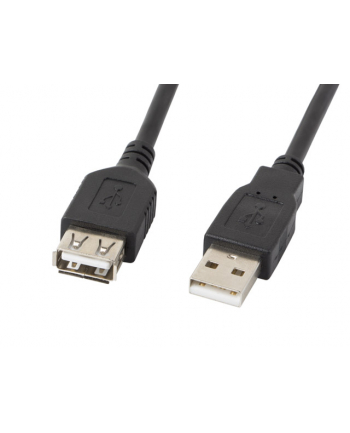 LANBERG Przedłużacz kabla USB 2.0 AM-AF 70cm czarny
