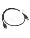LANBERG Przedłużacz kabla USB 2.0 AM-AF 70cm czarny - nr 6