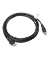 LANBERG Przedłużacz kabla USB 2.0 AM-AF czarny 3M - nr 11