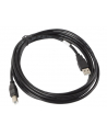 Kabel USB 2.0 AM-BM 3M czarny - nr 1