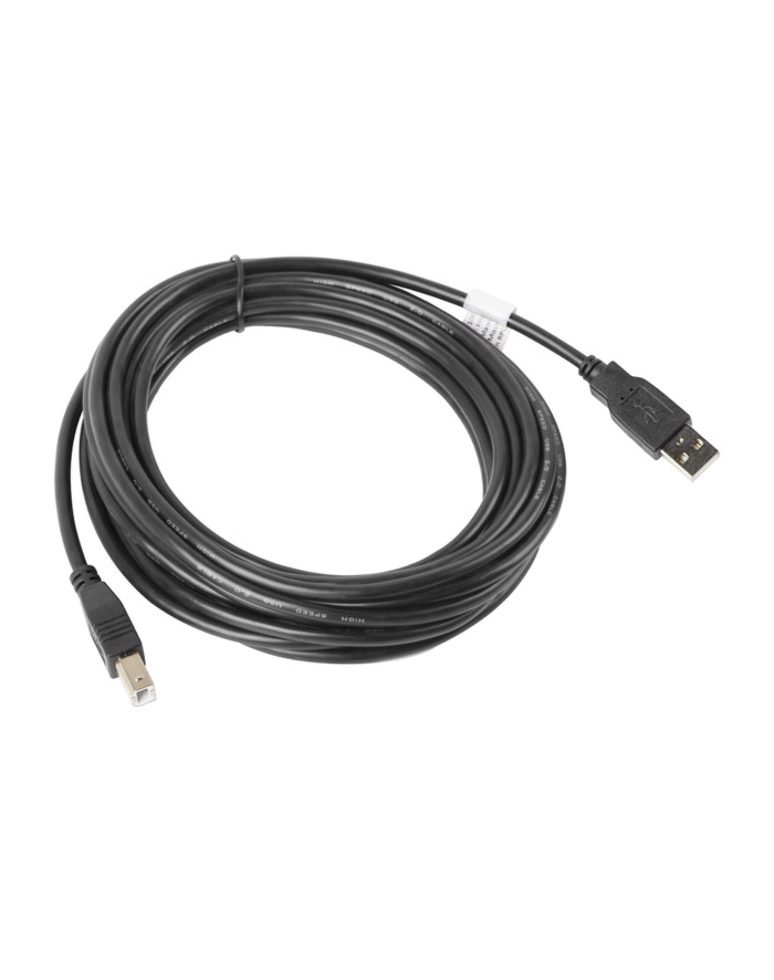 Kabel USB 2.0 AM-BM 5M czarny główny