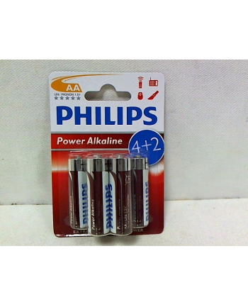 Bateria PHILIPS LR6 ALKALICZNA 6szt/blister