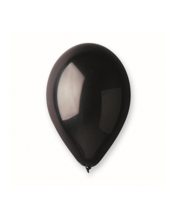 Balon G90 pastel 10'' czarny/100szt G90/CA/14