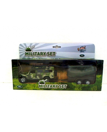 Land Rover wojskowy z przyczepą HKG081