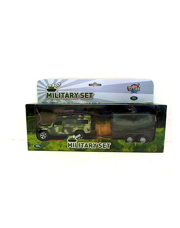 Land Rover wojskowy z przyczepą HKG081 główny