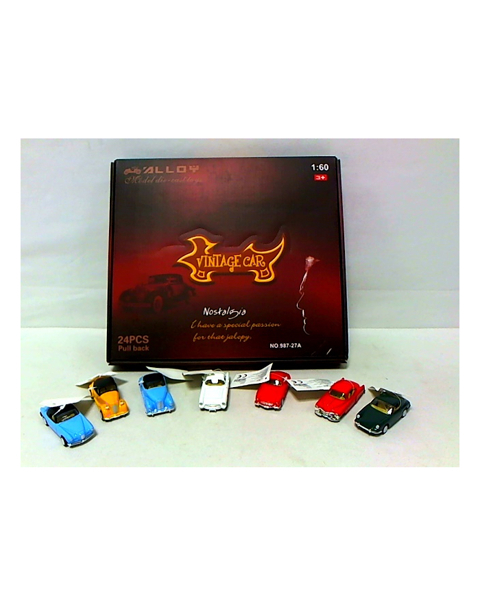 Auto retro 12 cm 24szt/disp HXHG01 główny